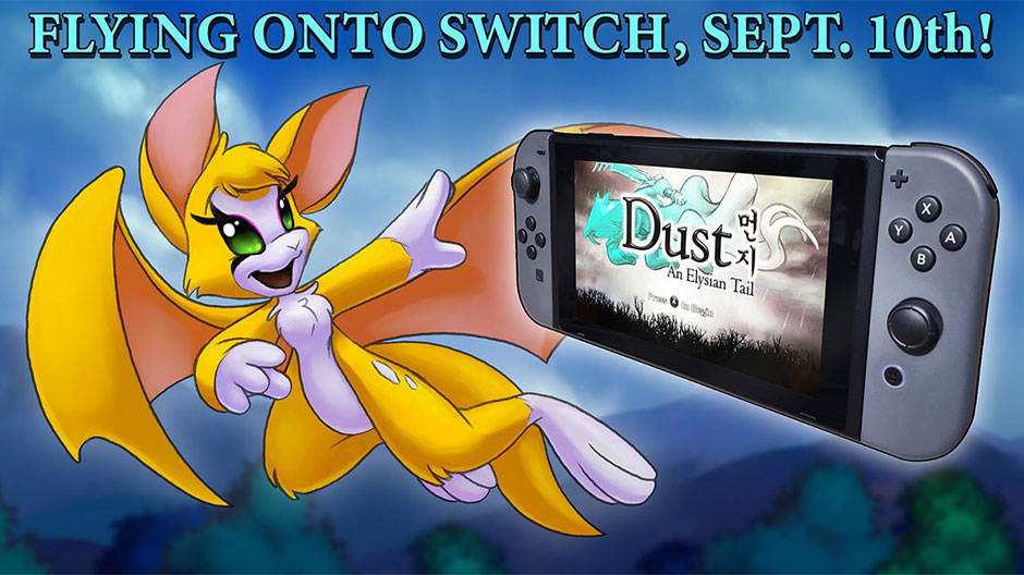 Dust: An Elysian Tail coming to Nintendo Switch this September