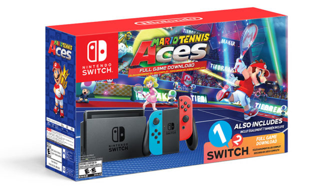 Nintendo Switch Mario Tennis Bundle Walmart