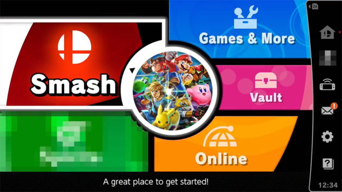 SUper Smash Bros Ultimate Main Menu