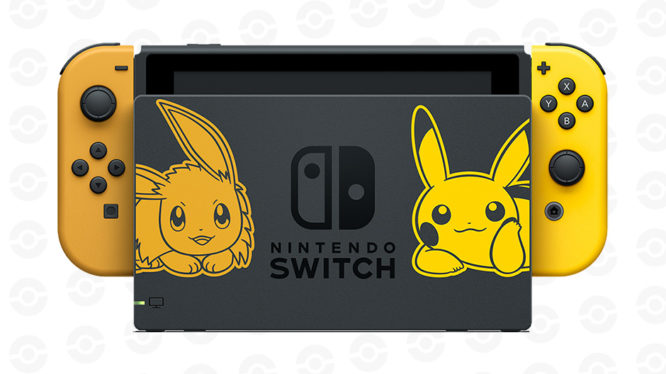 Limited edition pokemon lets go nintendo switch
