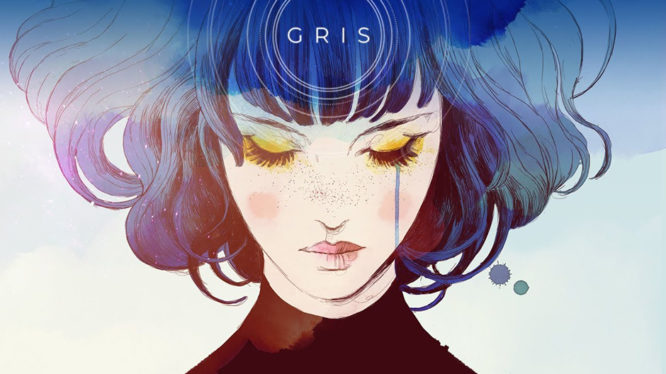 GRIS Nintendo Switch Artwork