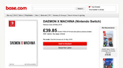 Daemon X Machina release leak 24th May 2019