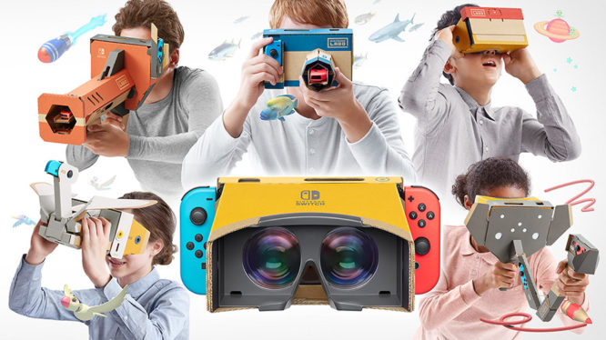 Nintendo Labo VR Kit in Use