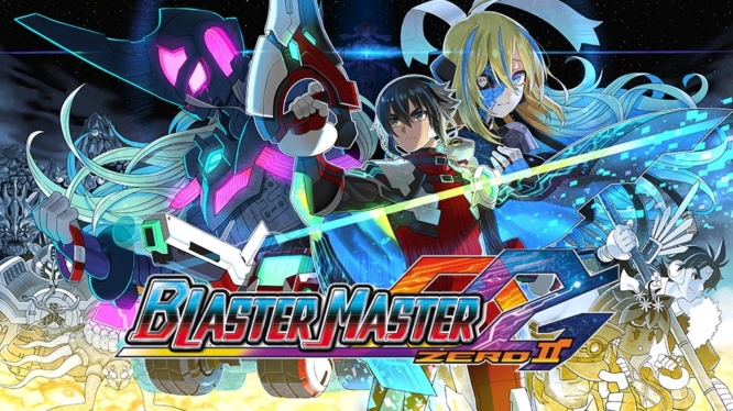 Blaster Master Zero 2 Nintendo Switch Keyart and Logo