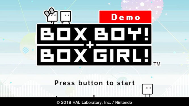 BoxBoy! + BoxGirl! Demo