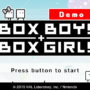 BoxBoy! + BoxGirl! Demo