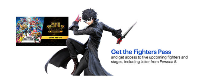 Joker character render Smash Bros Ultimate leak Best Buy Advertisement