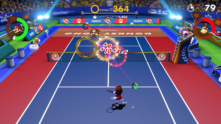 The new Ringshot Mode in Mario Tennis Aces 3.0