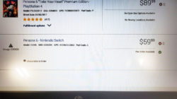 Persona 5 Nintendo Switch Best Buy Internal Listing