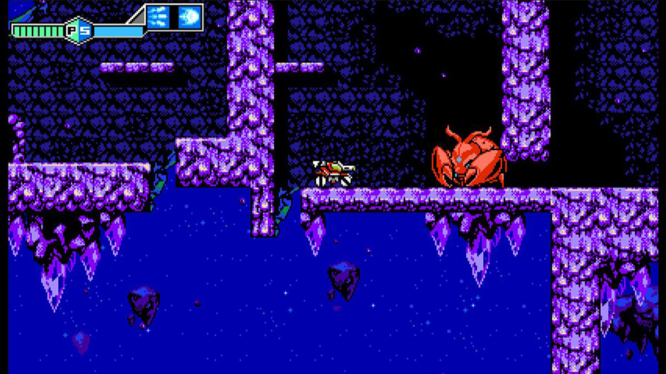 Sidescrolling element of Blast Master Zero 2