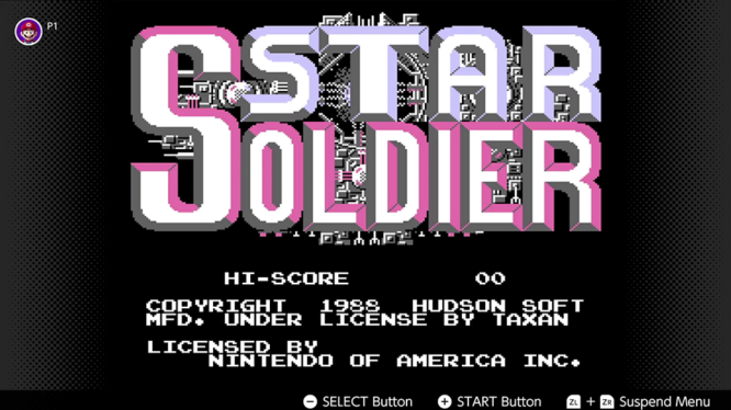 Star Soldier Switch NES Game