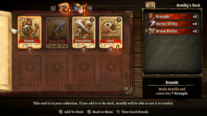 SteamWorld Quest Card Collection Screenshot