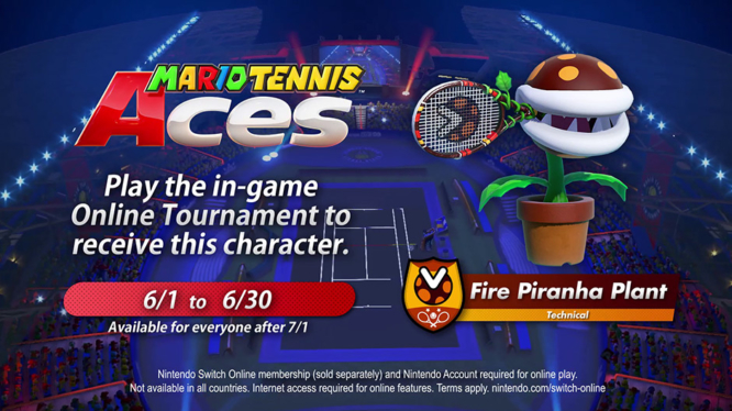 Piranha Plant Tournament Mario Tennis Aces