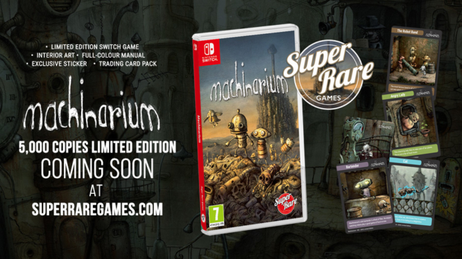 Machinarium Nintendo Switch physical Super Rare Games