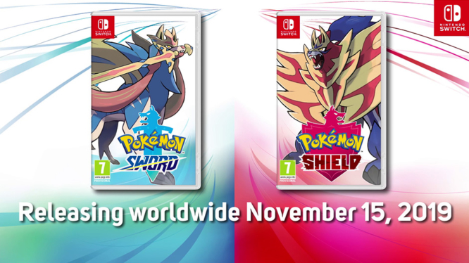Pokémon Sword and Shield Box Art and Release Date