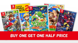 Nintnedo Switch Game Offer - Buy one get one half price