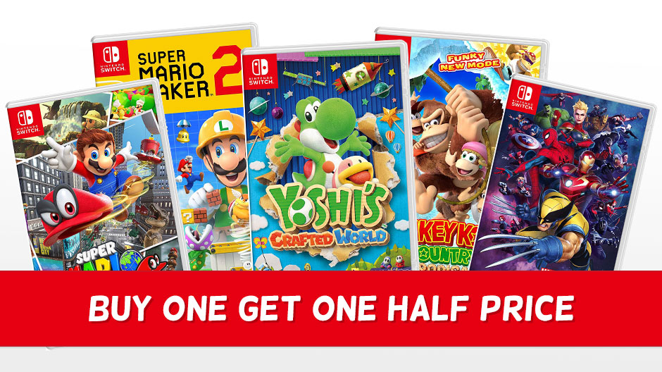 nuance tag et billede Bore Nintendo Switch "Buy 1 Get 1 Half Price" game offer hits multiple UK  retailers - LootPots