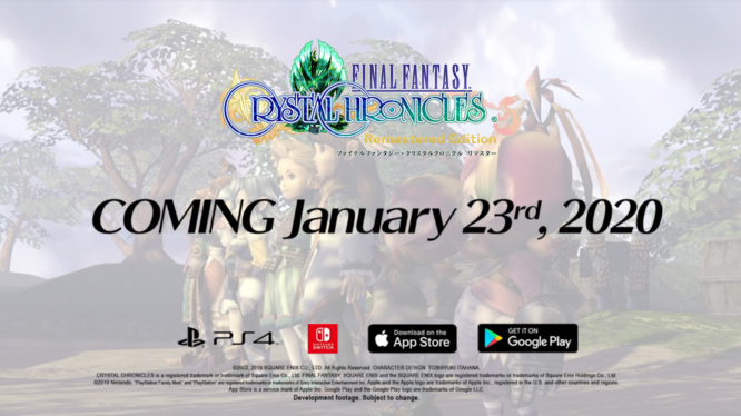 Final Fantasy Crystal Chronicles Remastered Release Date
