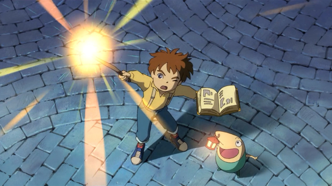 Oliver holding wand ni no kuni