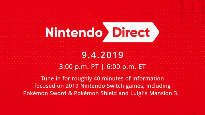 Nintendo Direct September 4th 2019