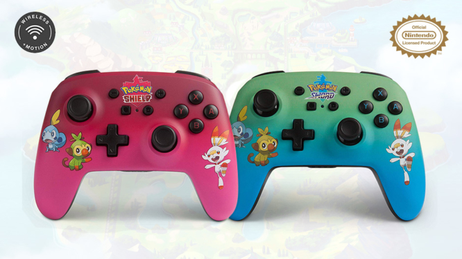 Pokémon Sword & Shield Enhanced Wireless Switch Controllers PowerA