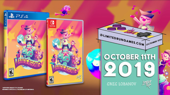 Wandersong sees a limited physical release on Nintendo Switch and