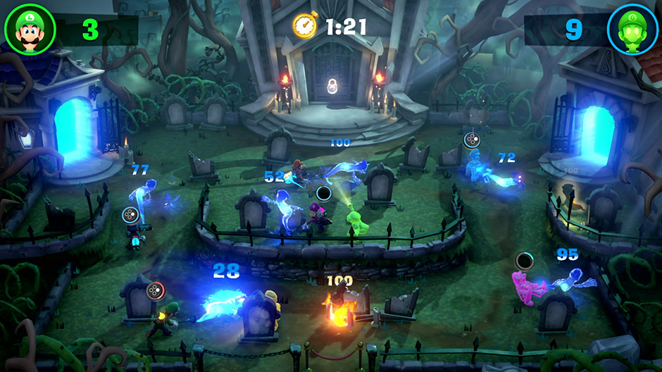 Ghost Hunt Minigame Screenshot from Luigi's Mansion 3
