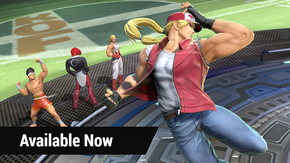 Terry Bogard available now for Smash Bros