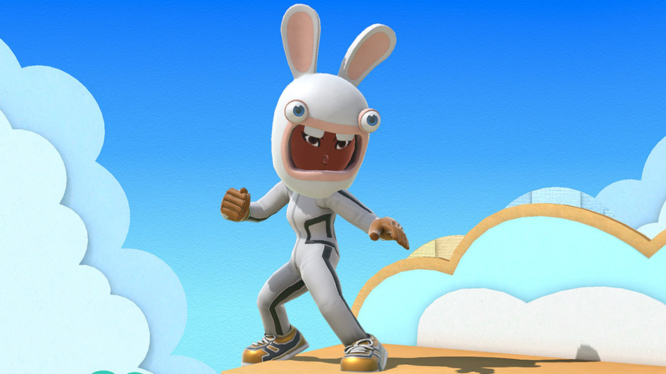 Mii Fighter with Rabbids hat