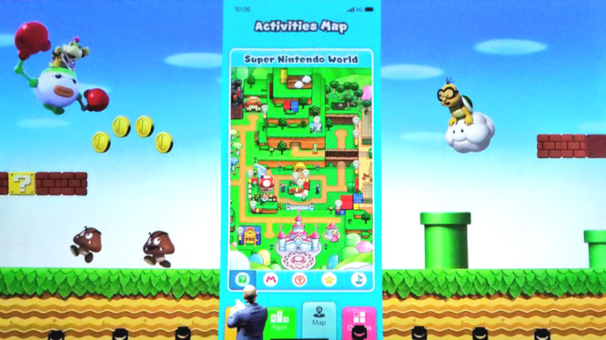 Super Nintendo World App Activities Map