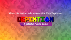 Depixtion title screen
