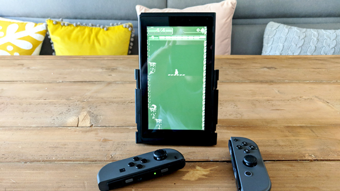 Flip Grip in tabletop mode