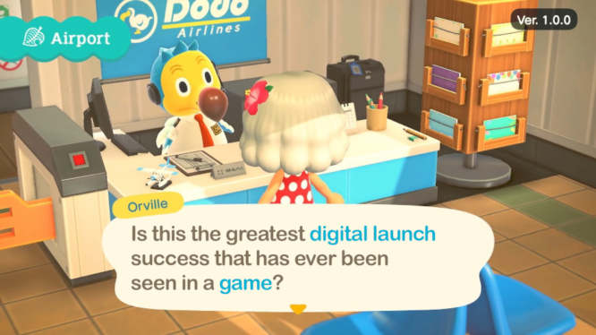 Animal Crossing New Horizons Digital Sales