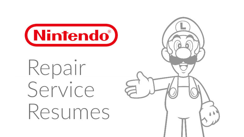 Nintendo Repair Service Resumes
