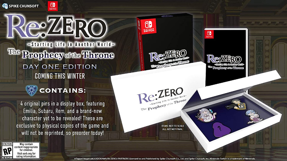 ReZero Throne of Phrophecy collector's edition